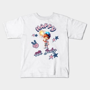 Happy 4th July for  Kids Kids T-Shirt